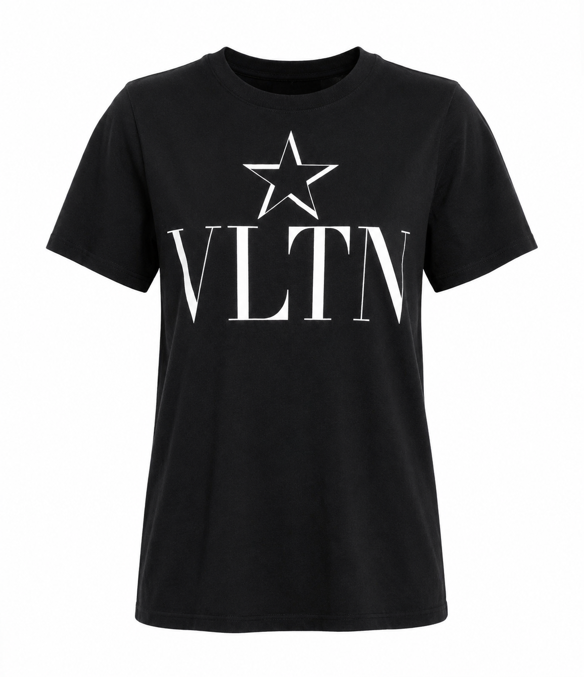 Valentino VLTN Star Logo Cotton T-Shirt Black Made in Italy