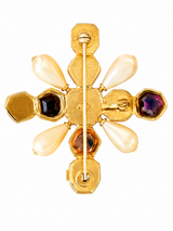 Chanel Vintage Byzantine Cross Brooch - product view 2