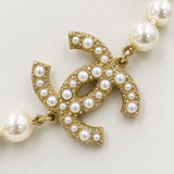 CHANEL 100th Anniversary Double CC Pearl Necklace - product view 2