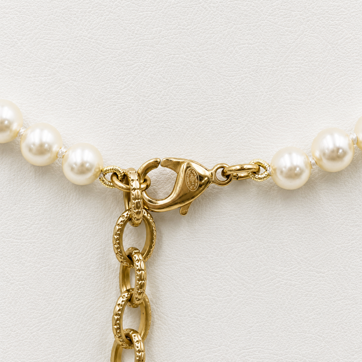 CHANEL 100th Anniversary Double CC Pearl Necklace - product view 4