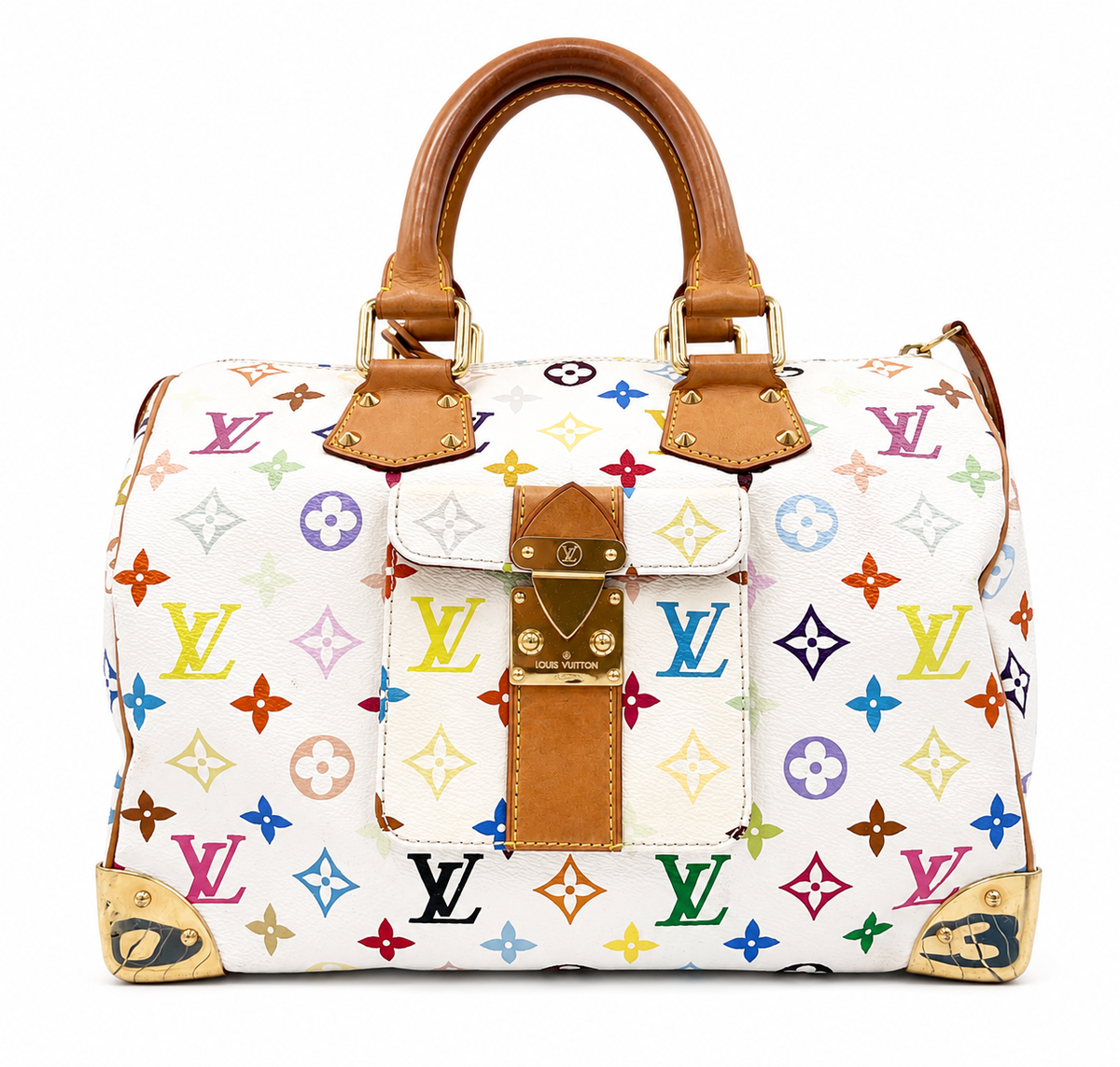 Louis Vuitton Multicolor Speedy 30 with Golden Arrow Corners - product view 1