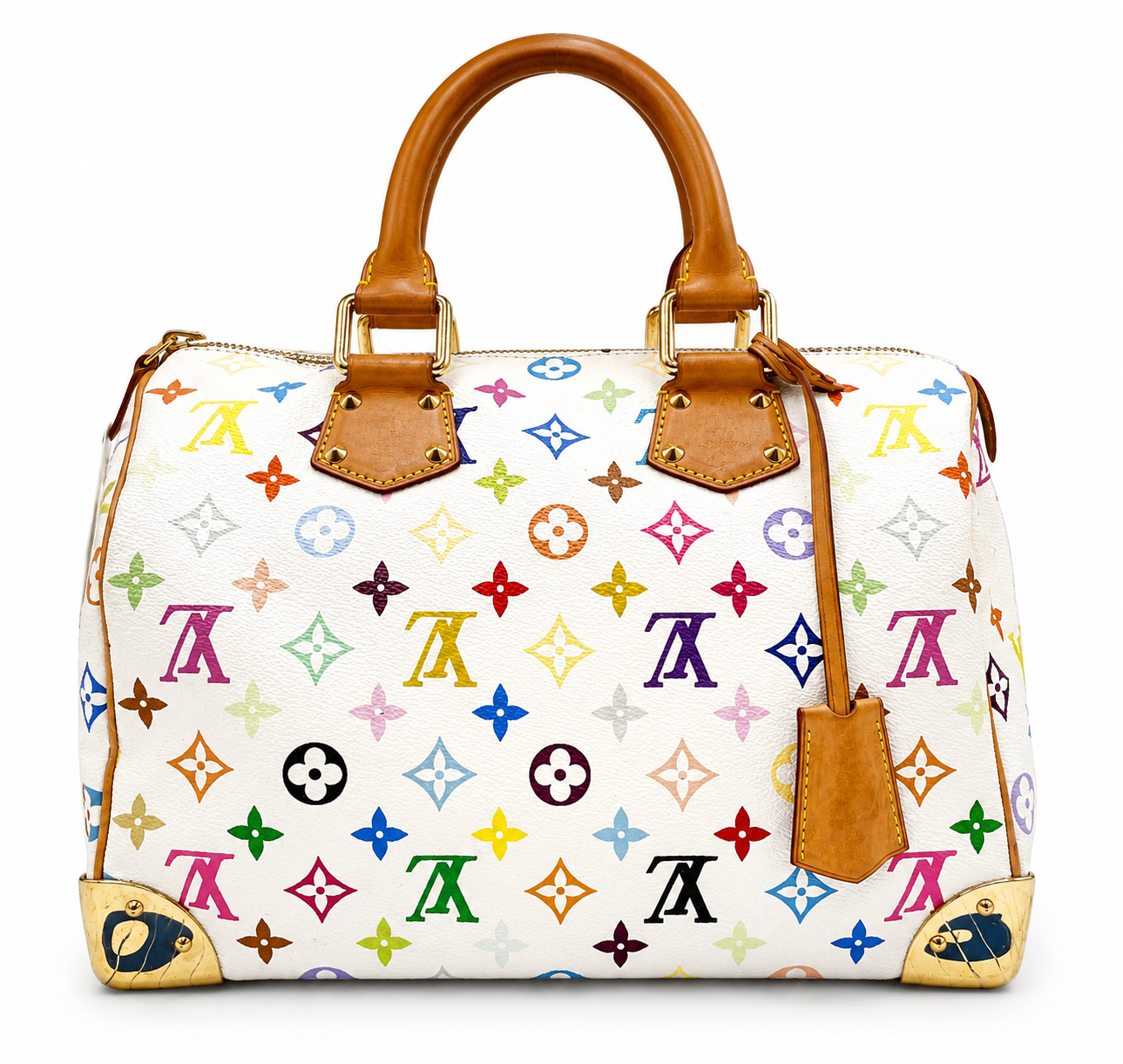 Louis Vuitton Multicolor Speedy 30 with Golden Arrow Corners - product view 2