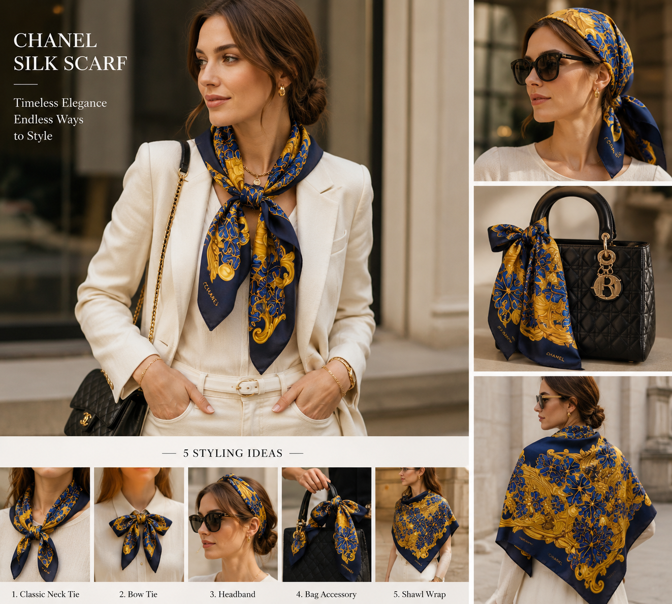 Hermès “Casse-Noisette” Silk Scarf