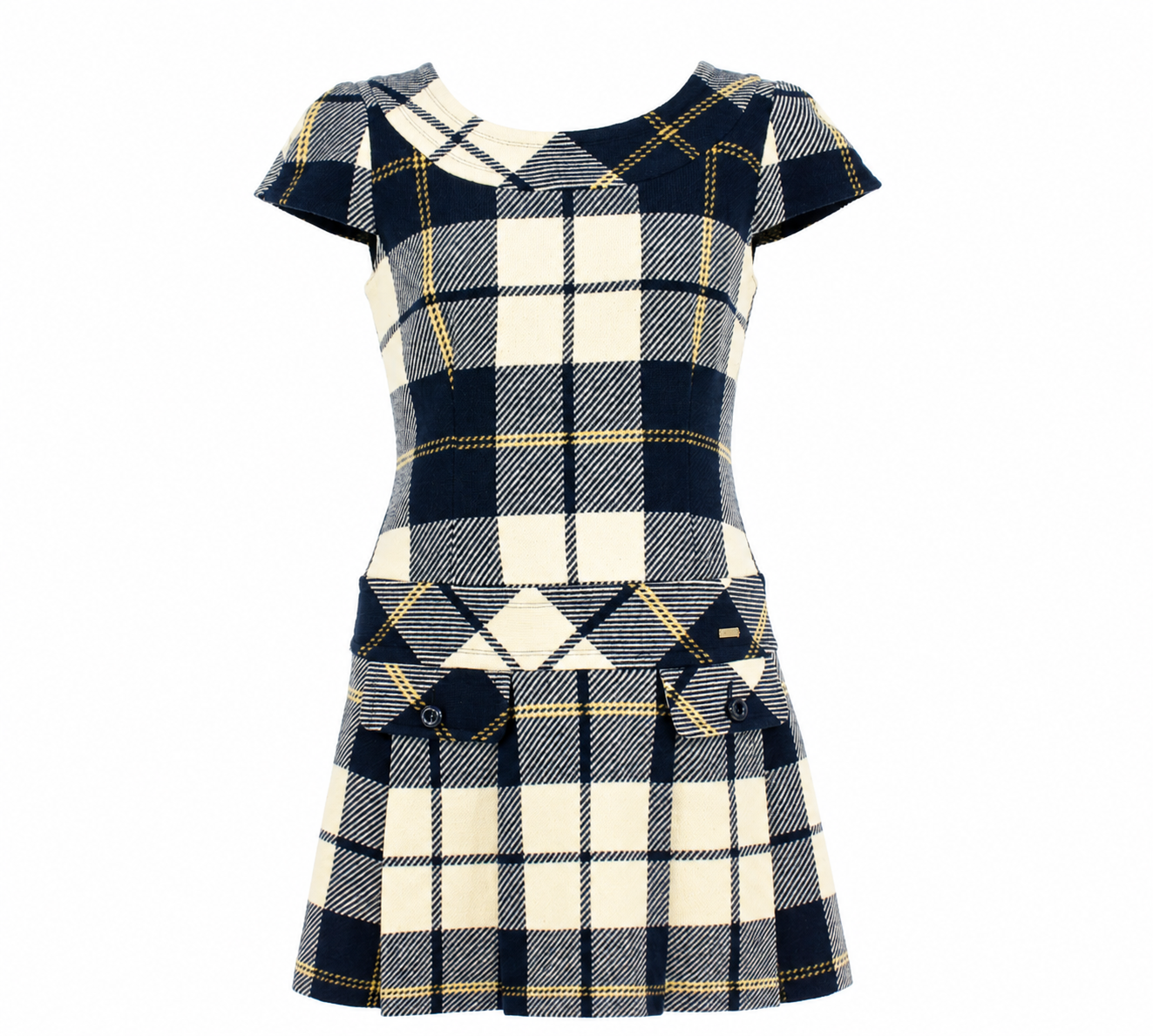 Burberry Blue Label Plaid Dress Navy Check