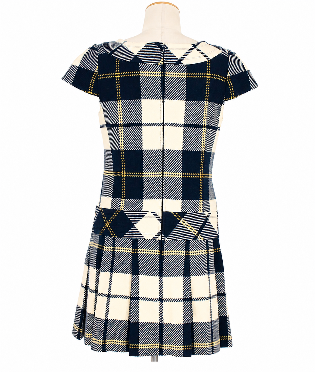Burberry Blue Label Plaid Dress Navy Check