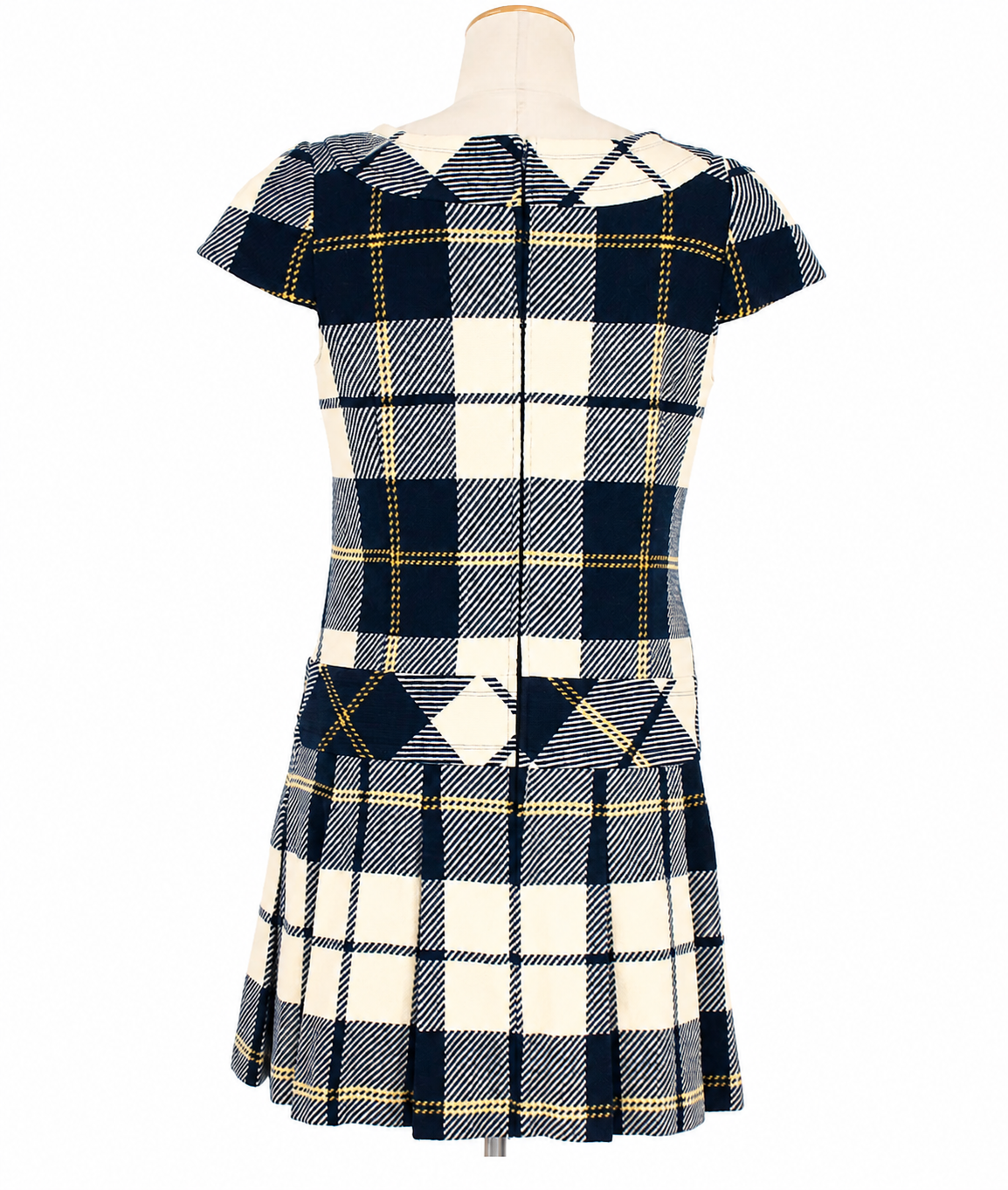Burberry Blue Label Plaid Dress Navy Check