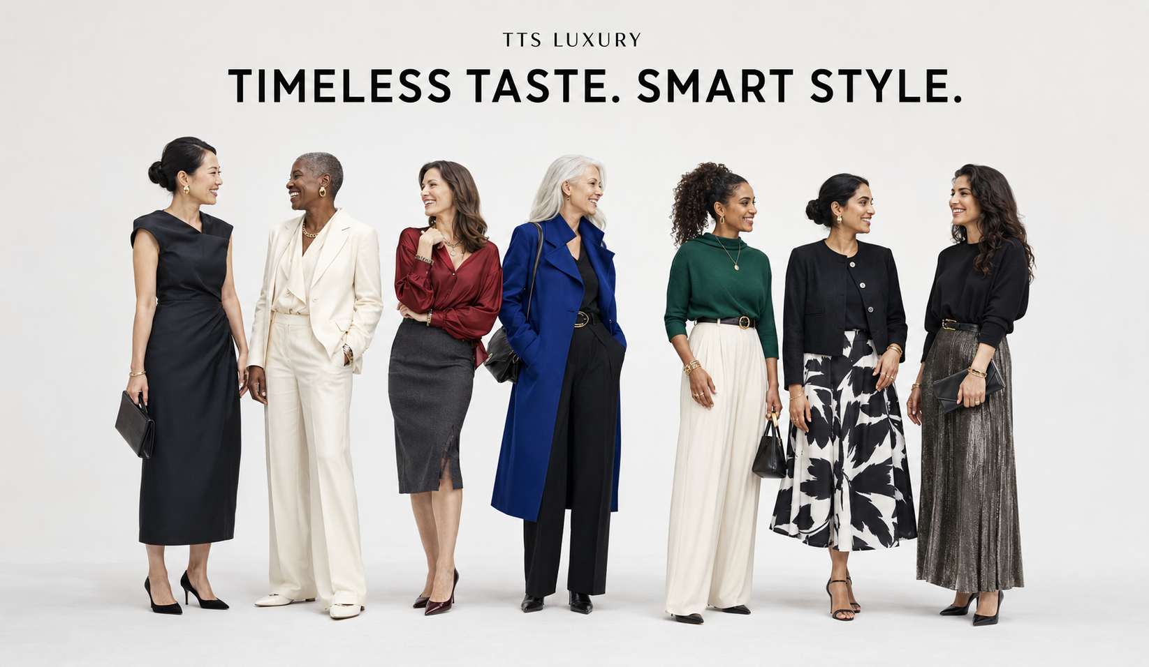 TTS Luxury – Timeless Taste. Smart Style. Luxury fashion for women of every background and generation.
